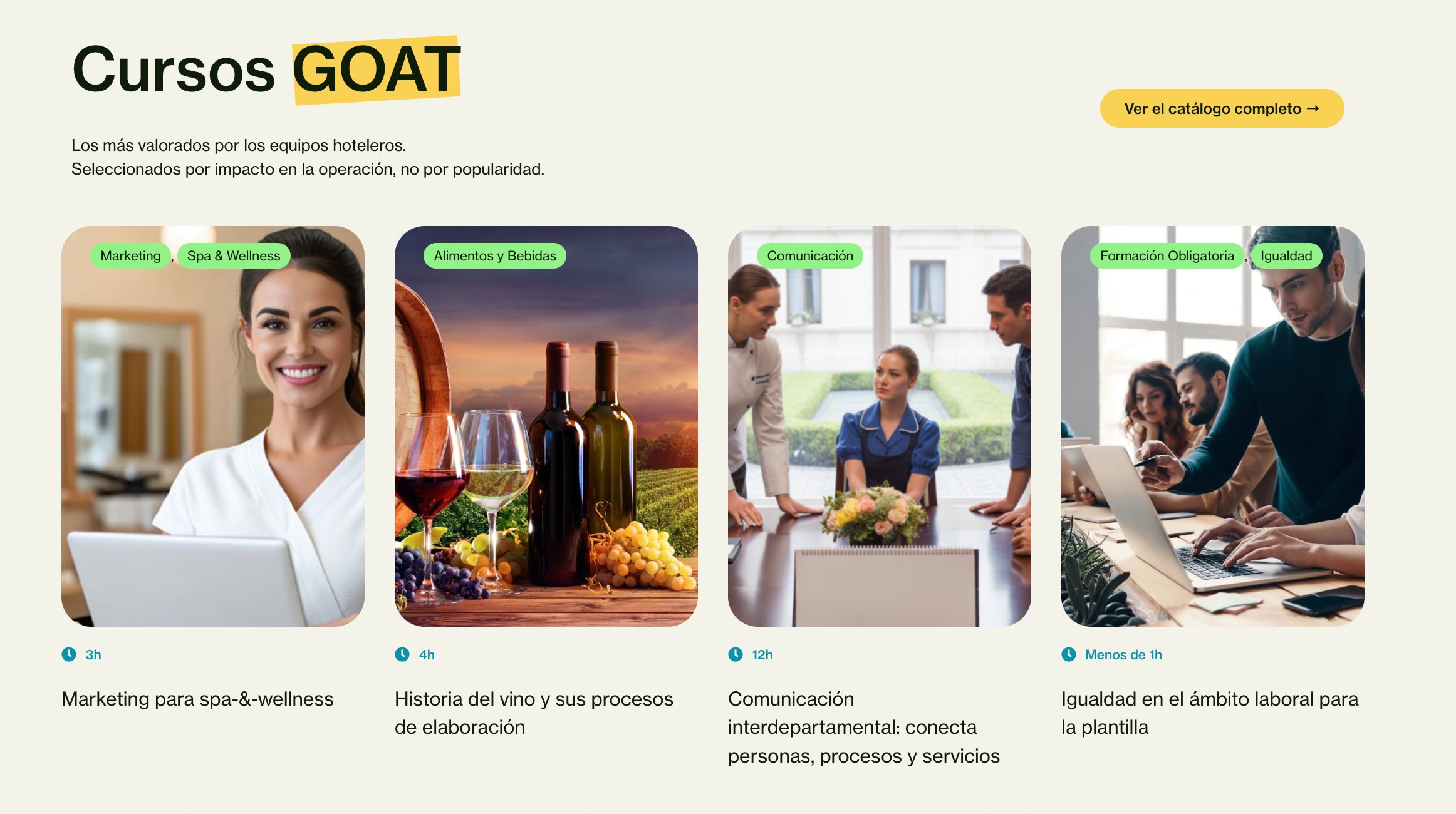 Crear cursos elearning con IA para hoteles — Turiscool Studio